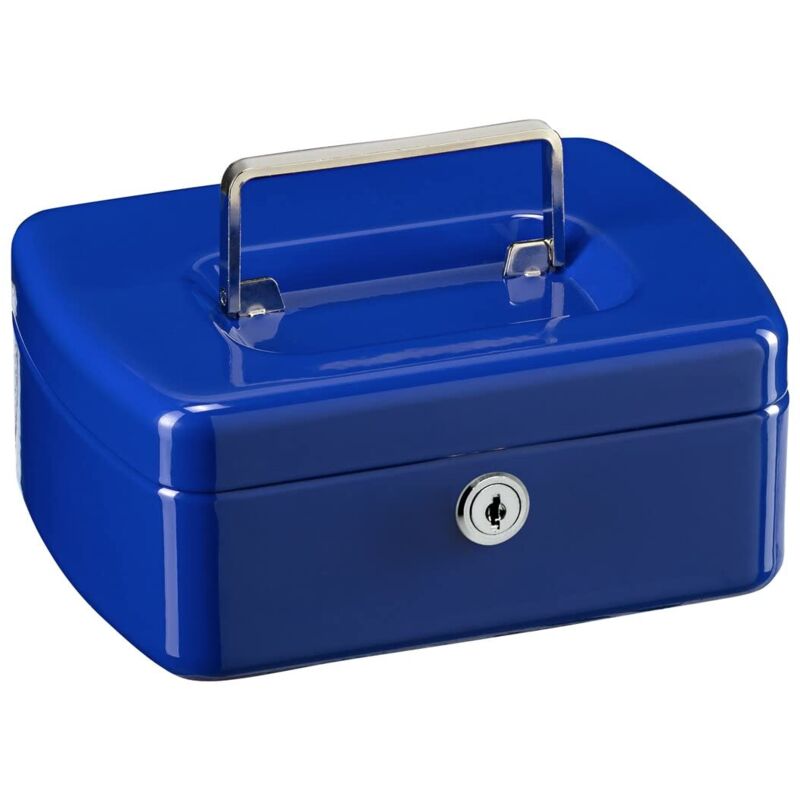 foto del prodotto burg w chter office 2167 bl cassetta di sicurezza con fessura per le monete, blu
