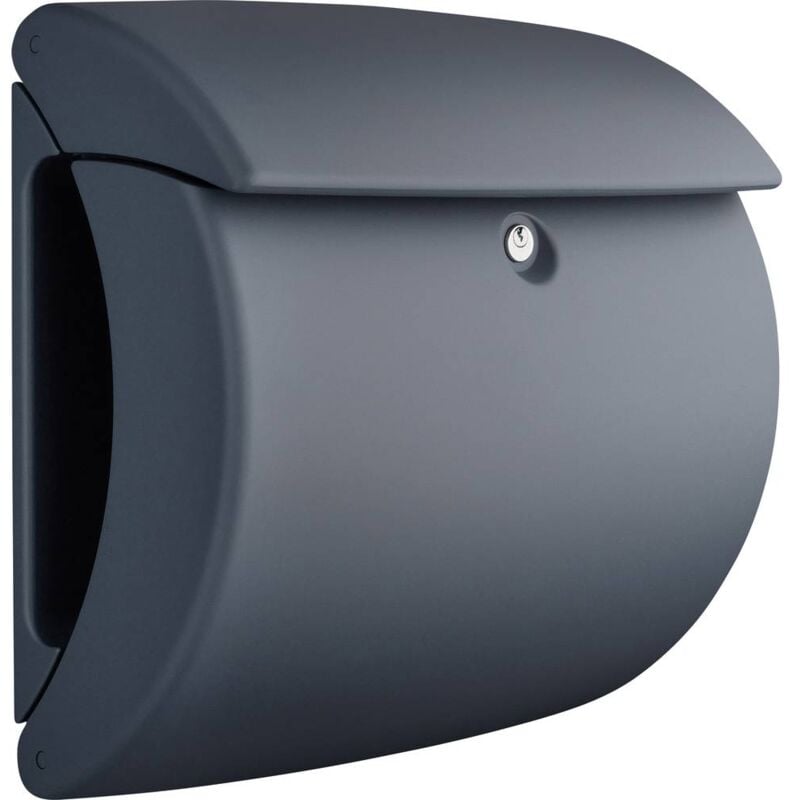 foto del prodotto burg wachter burg w chter 35650 pearl 886 cassetta della posta plastica grigio granito opaco serratura a chiave