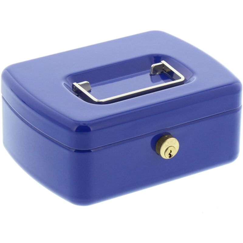 foto del prodotto burg wachter - burg-w chter office 2167 bl cassetta di sicurezza con fessura per le monete, blu