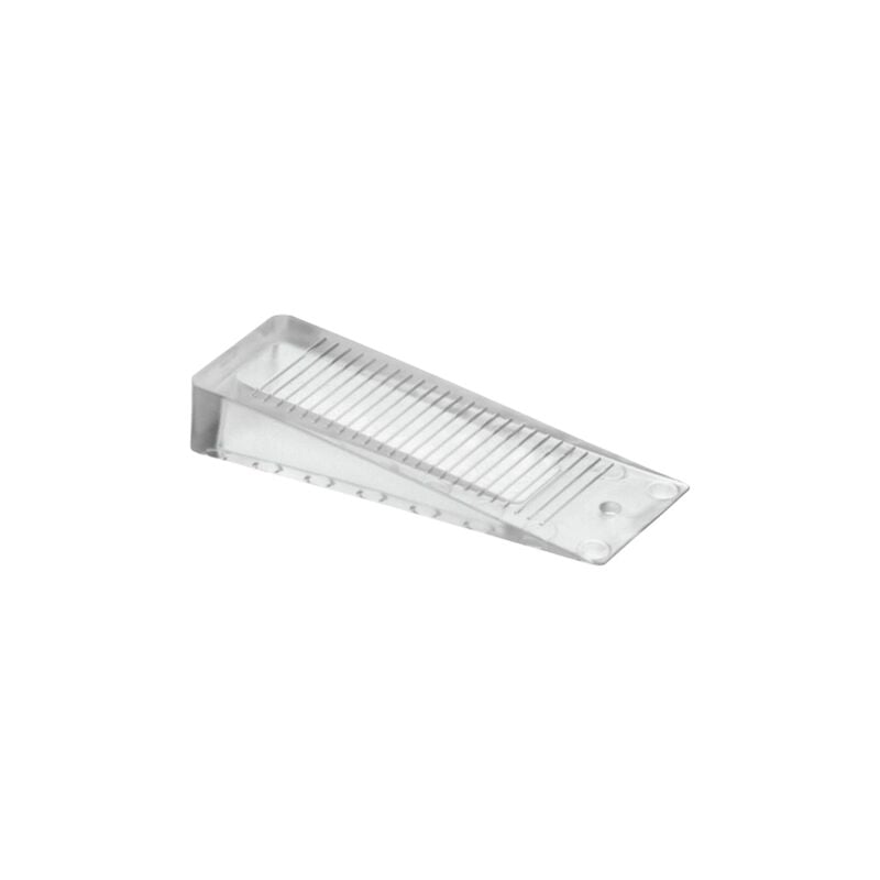 foto del prodotto burg wachter cuneo per porta, fermaporta in plastica antiscivolo per pavimento, tkl 2010, trasparente opaco, 100 mm, tkl 2010 t