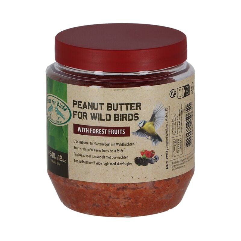 immagine 0 del prodotto burro di arachidi con frutti di bosco 340gr per uccellini selvatici