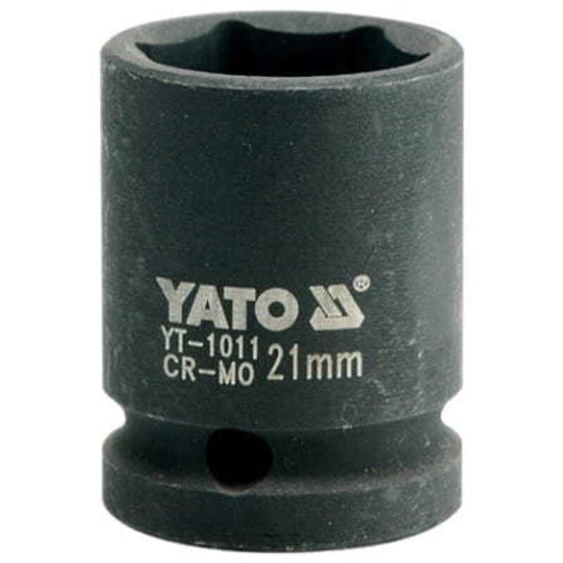 foto del prodotto bussola a impatto yato 1 2 corta a 6 punte 21 mm