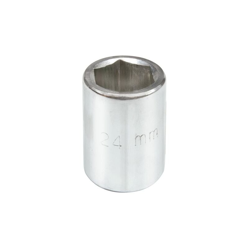 foto del prodotto bussola cromata a 6 punte corta 3 4 27mm w 53420