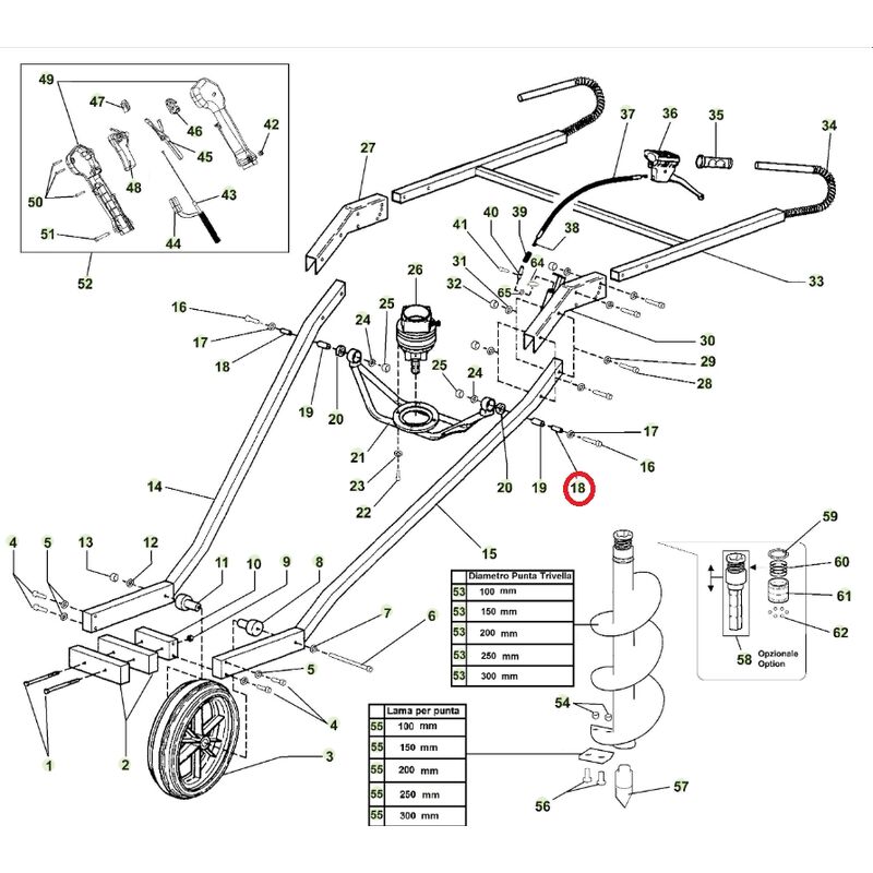 foto del prodotto bussola distanziale supporto riduttore originale active trivella t152 020814