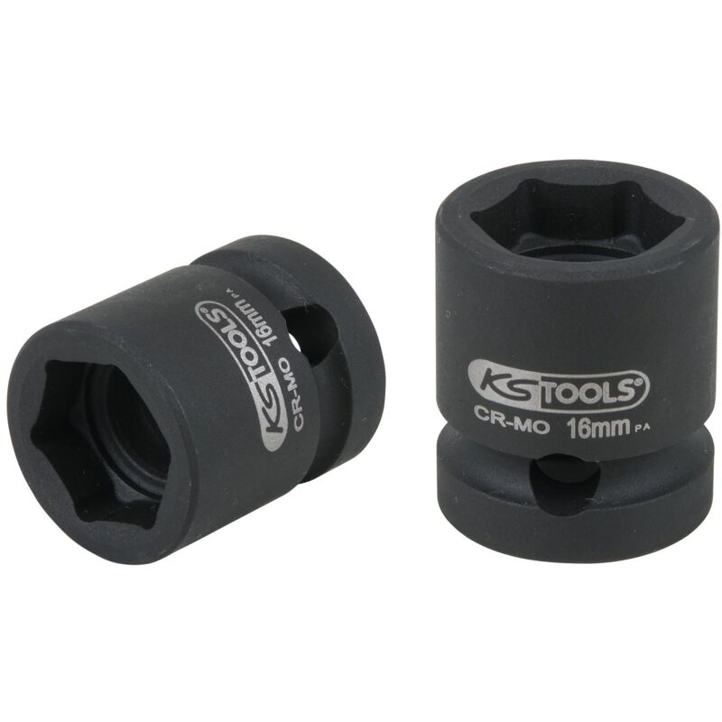 foto del prodotto bussola esagonale 1 2 per avvitatori ad impulsi, extra corta, 16,0 mm