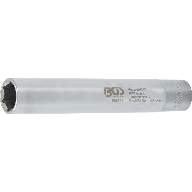foto del prodotto bussola, esagonali, esagono, extra profondo attacco quadro incassato 10 mm 3 8 14 mm
