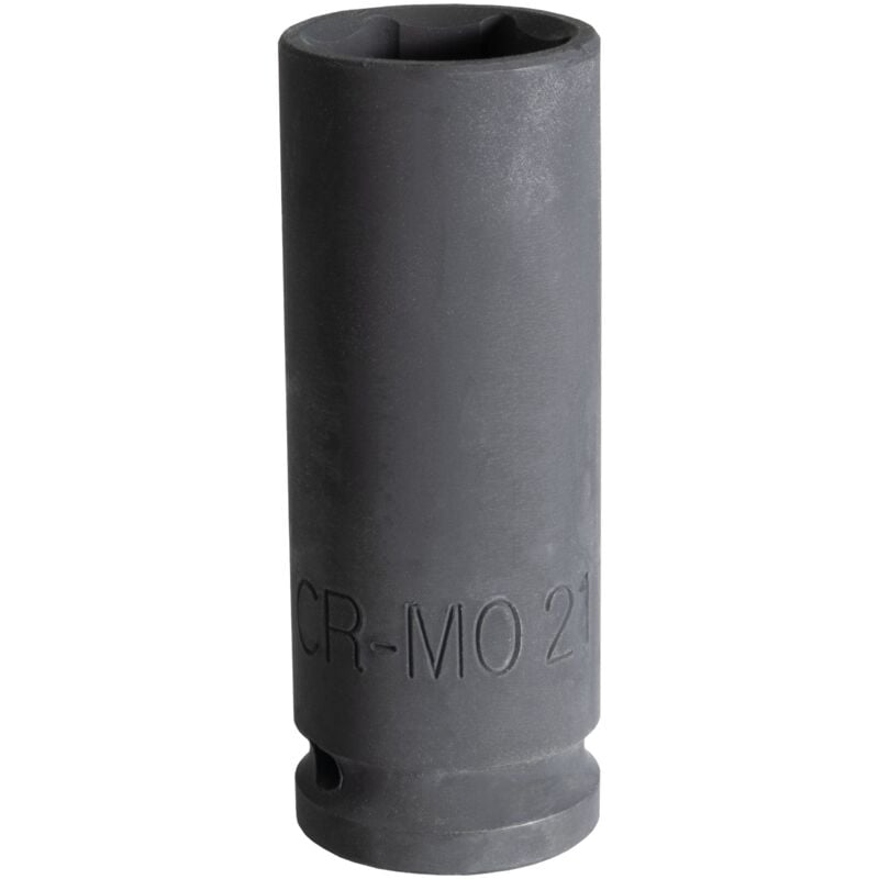 foto del prodotto bussola impact nera 1 2 6 punte lunga 21 mm