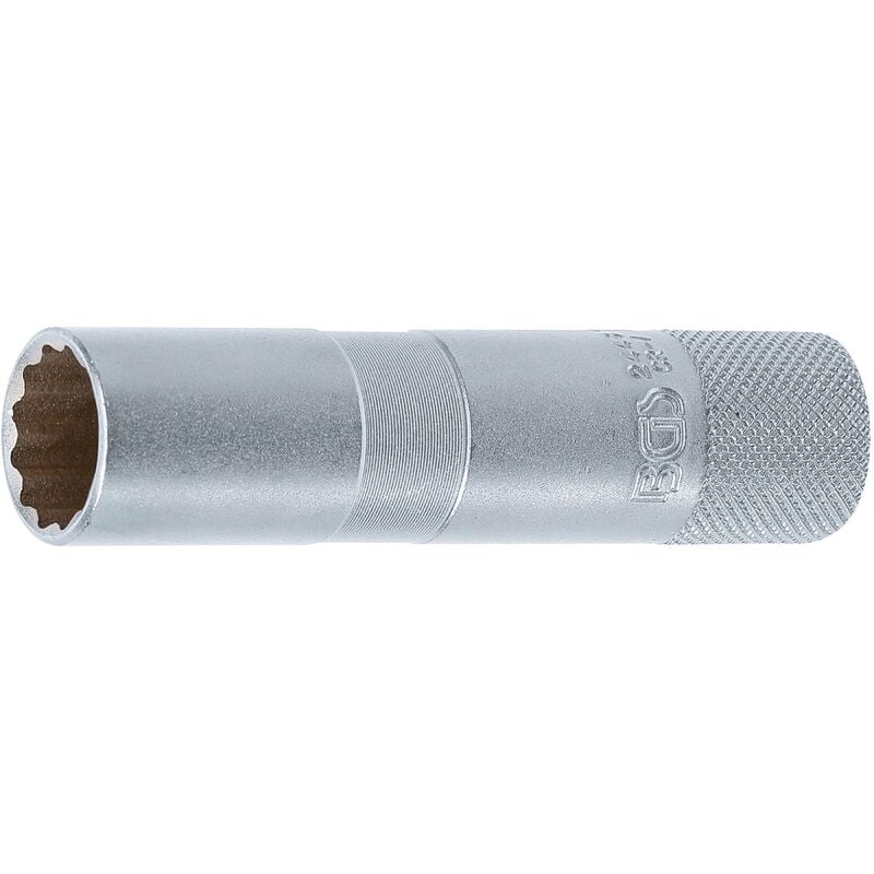 foto del prodotto bussola per candele con gommino, poligonale, lungo 10 mm 3 8 16 mm
