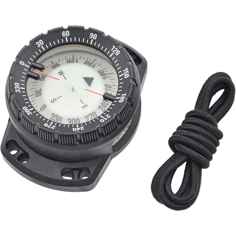 foto del prodotto bussola per immersioni e surf, bracciale luminoso, impermeabile, bussola per navigazione subacquea con visione notturna elastica