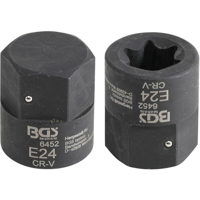 foto del prodotto bussola per pinze freno profilo e per torx per man tga attacco esagono esterno 30 mm e24