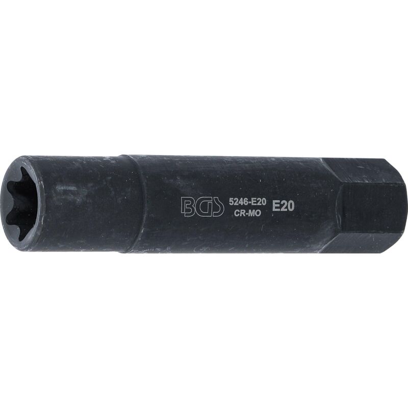 foto del prodotto bussola profilo e, extra lungo attacco esagonale esterno da 22 mm e20