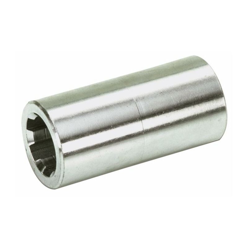 foto del prodotto bussola scanalata 42mm con profilo interno 26x30x6mm con 6 scanalature e lunghezza 60mm