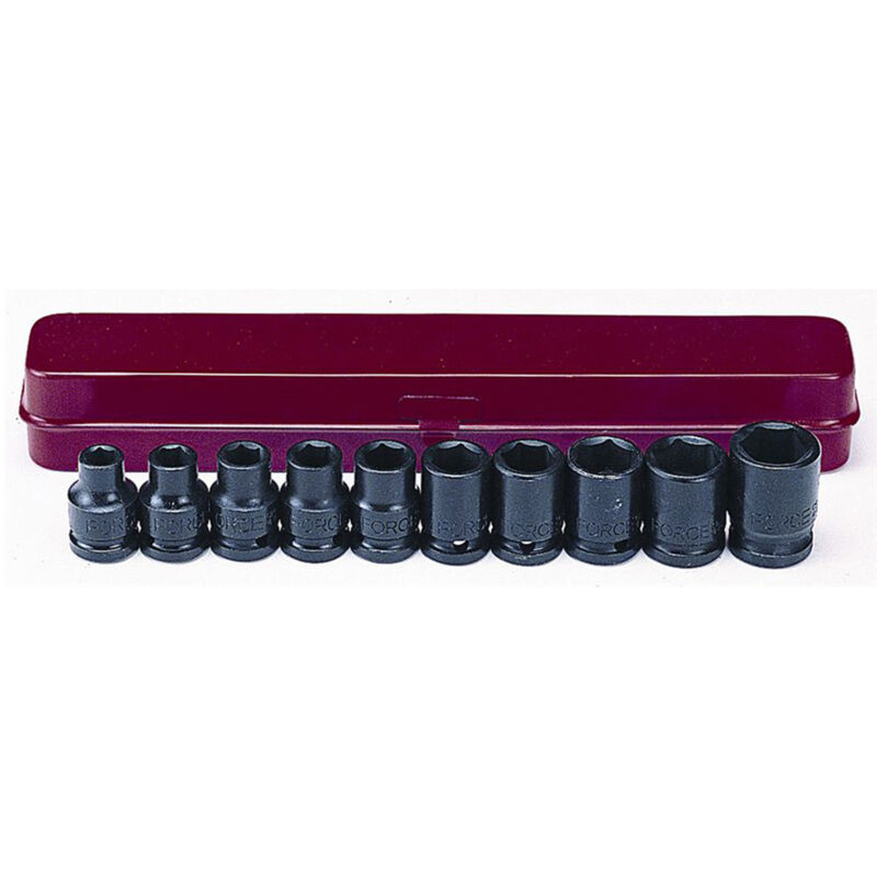 foto del prodotto bussole a percussione corte quadrate 1 2 scatola da 10 bussole
