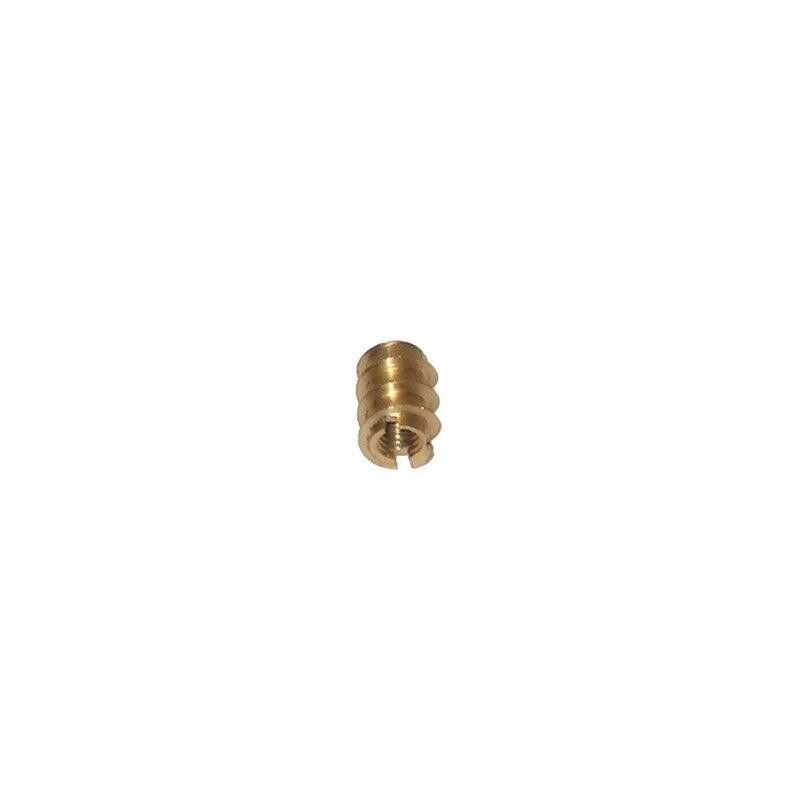 immagine 0 del prodotto bussole con taglio per giravite in ottone lucido m8 4 pz.