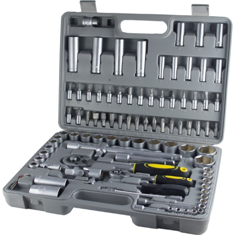 foto del prodotto bussole in kit 94 pz maurer set chiavi in serie chiave a bussola