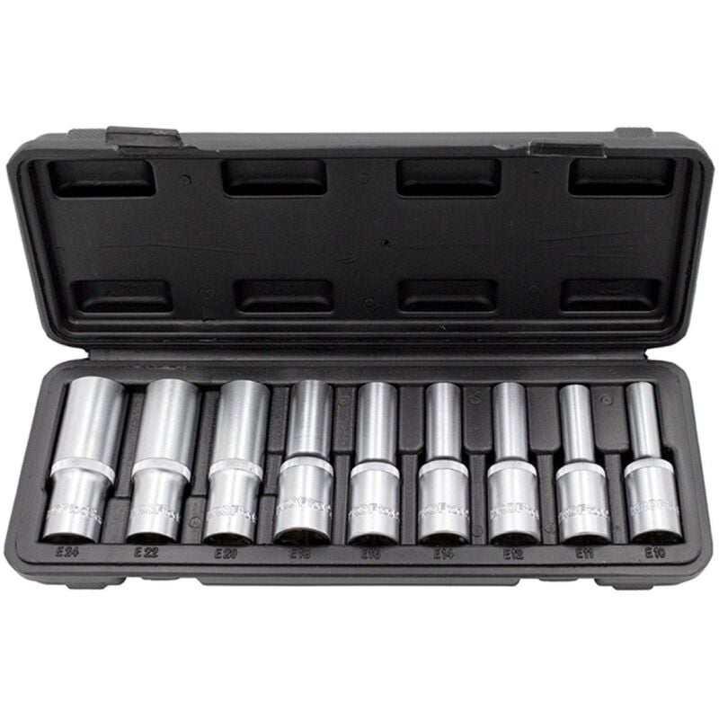 foto del prodotto bussole torx femmina l e10, e11, e12, e14, e16, e18, e20, e22,e24