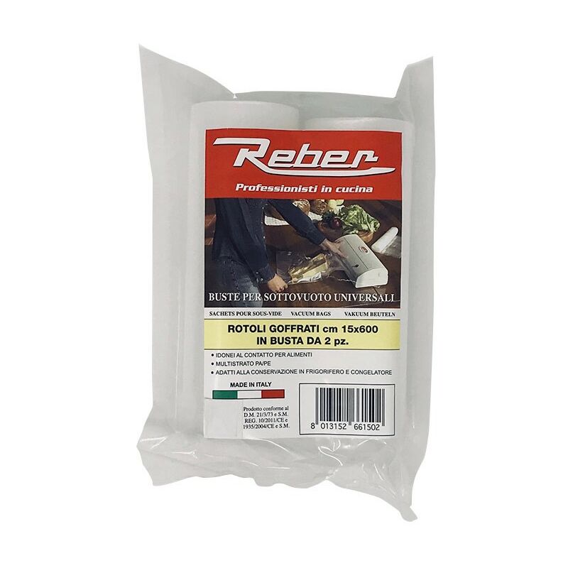 foto del prodotto busta 2 rotoli goffrati cm.15x600 reber