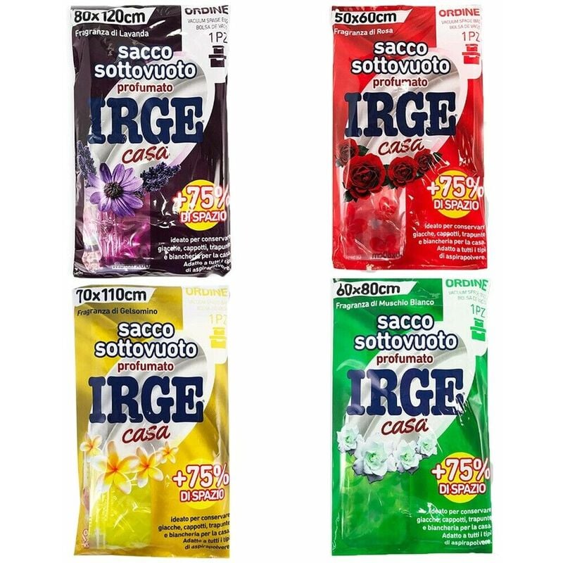 foto del prodotto busta sacco sottovuoto sacchetto salvaspazio per indumenti abiti maglie piumoni giacche - pezzi set 3 sacchi sottovuoto 80x120 cm