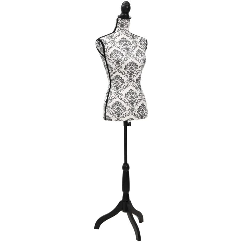 foto del prodotto busto sartoriale donna bianco e nero vidaxl