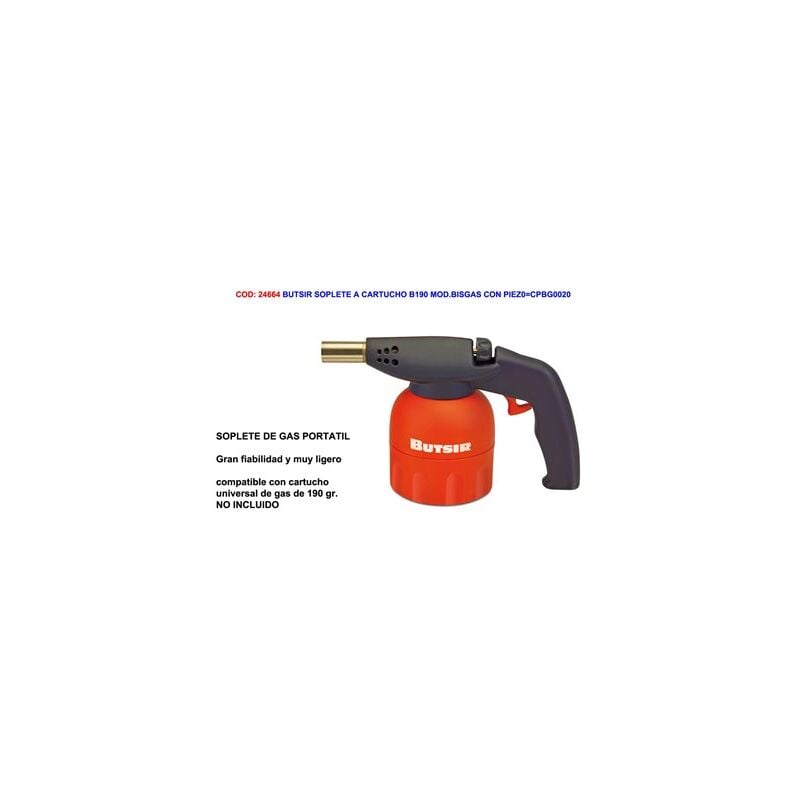 foto del prodotto butsir cartuccia b190 mod. bisgas con piezo cpbg0020