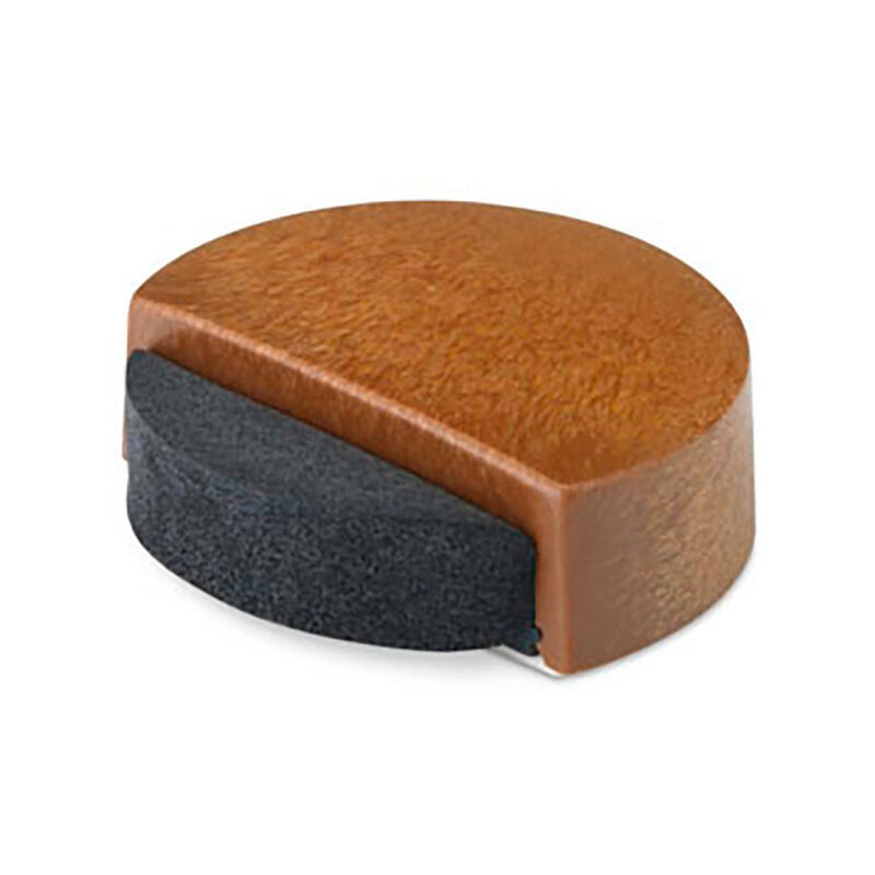 foto del prodotto buttone adesivo siluro di legno coppa di porta ammortizzata 14x47mm inofix