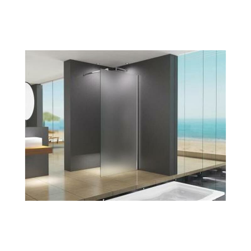foto del prodotto buylando glaswerk westfalen lily 109x200 cm walk in duschwand satiniert 10mm