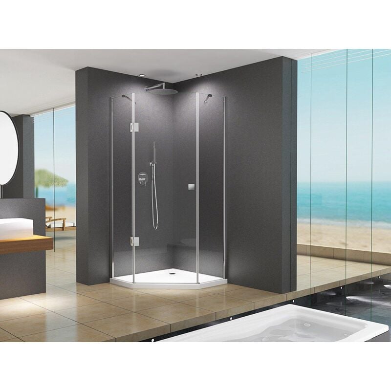 foto del prodotto buylando molly 100x100x195 cm box doccia pentagonale