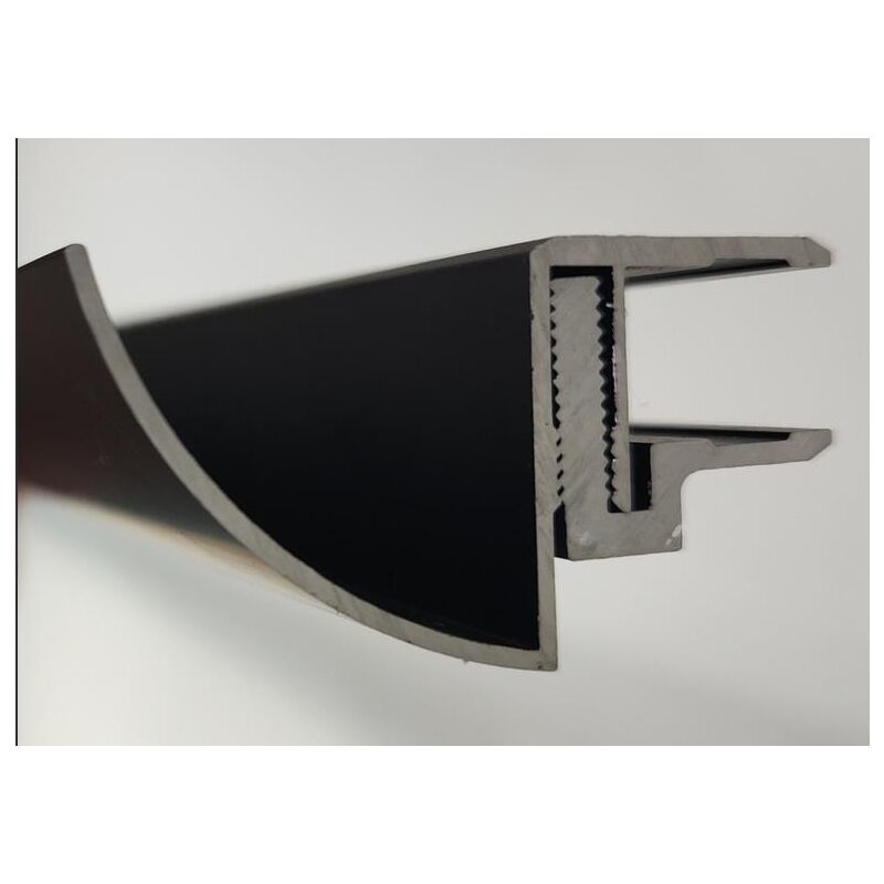 foto del prodotto buylando shop grondaia per tettoia 150cm nero