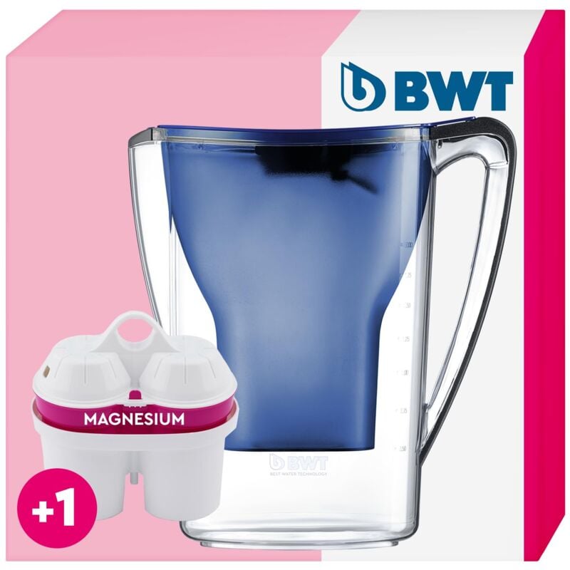 foto del prodotto bwt 815073 caraffa filtrante, modello penguin, 2.7 lt, blu