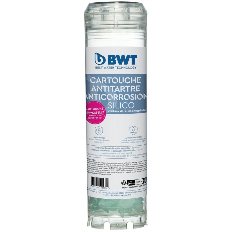foto del prodotto bwt cartuccia anticalcare anticorrosione silico cartuccia filtro acqua