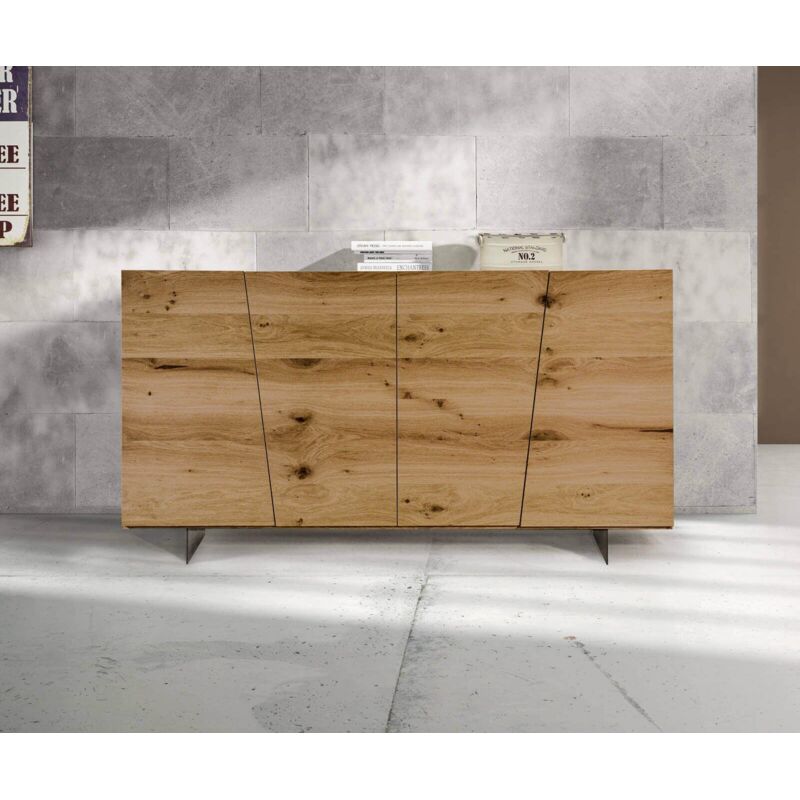 foto del prodotto byron madia moderna in legno spazzolato