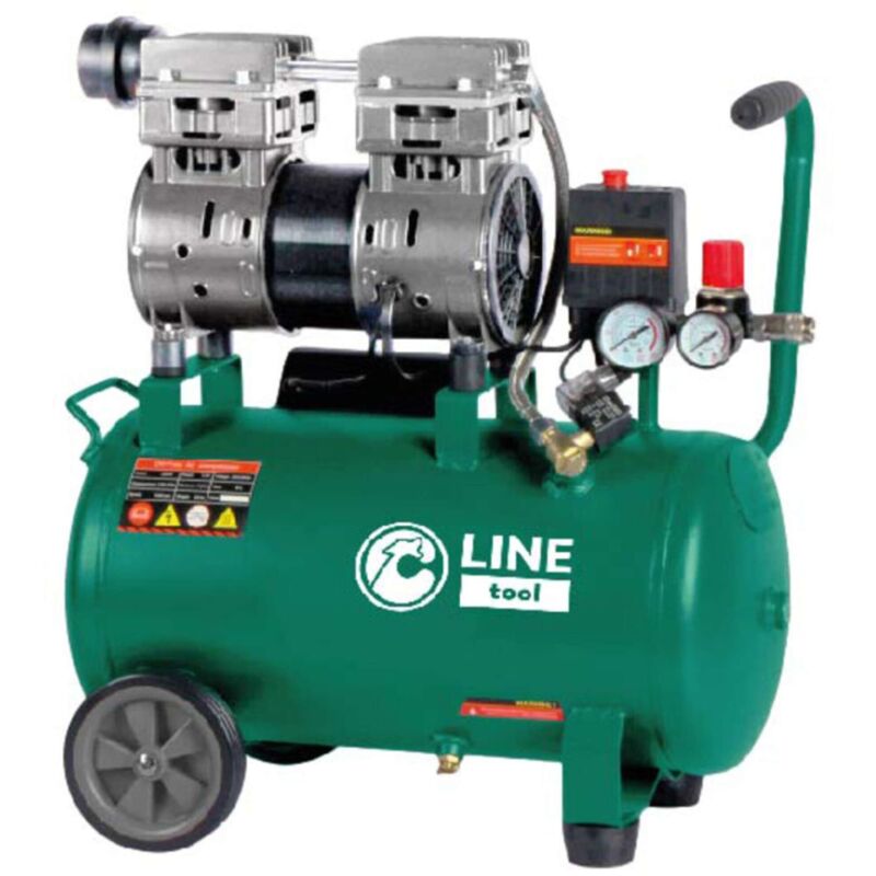 foto del prodotto c compressore oilless 24l 1hp 8 bar silentairc 24
