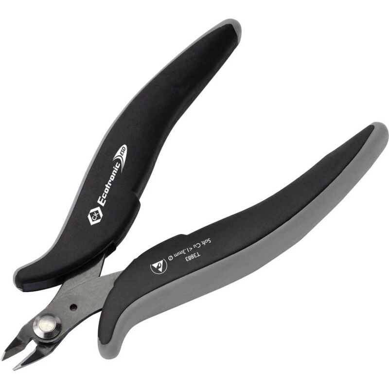 foto del prodotto c.k magma c.k ecotronic t3883 esd tronchesino di precisione per elettronica senza sfaccettature 132 mm