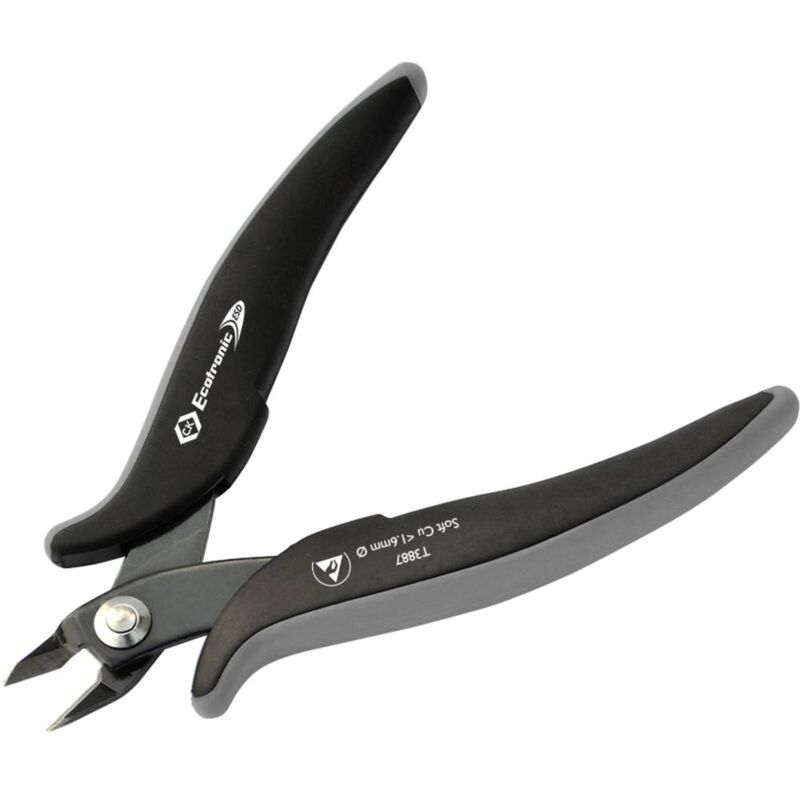foto del prodotto c.k magma c.k ecotronic t3887 esd tronchesino di precisione per elettronica senza sfaccettature 136 mm