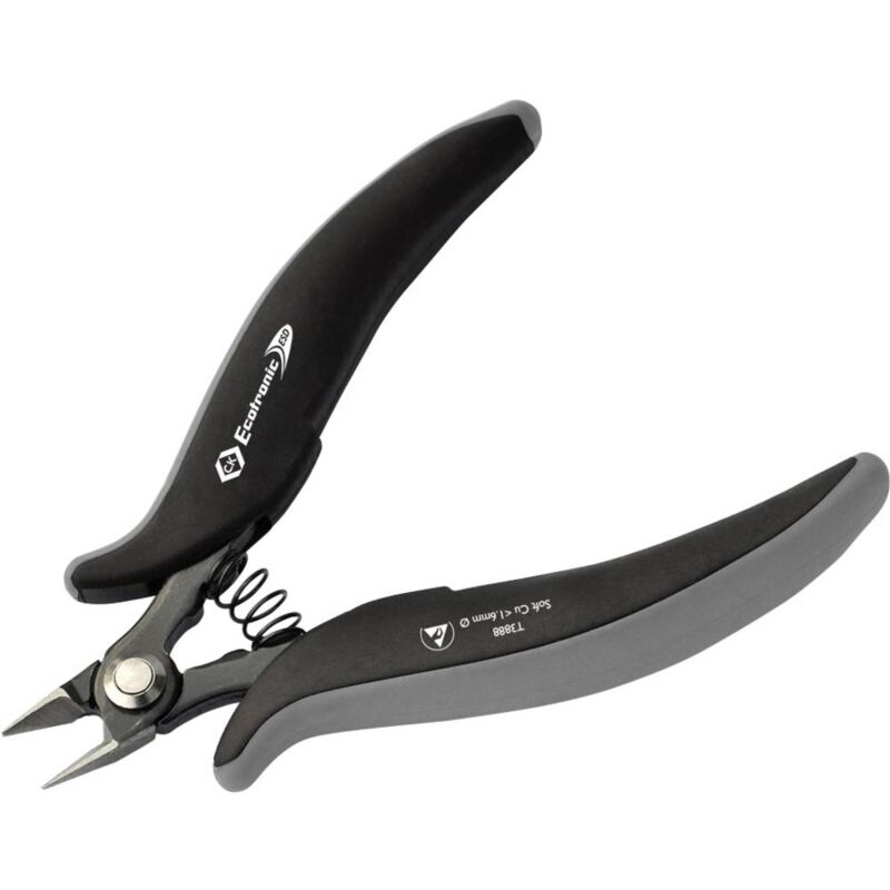 foto del prodotto c.k magma c.k ecotronic t3888 esd tronchesino di precisione per elettronica senza sfaccettature 135 mm