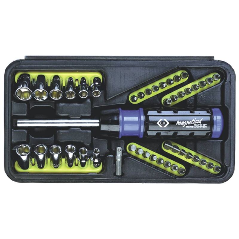 foto del prodotto c.k magma c.k officina e meccanica cacciavite a cricchetto 1 4 6.3 mm 85 mm