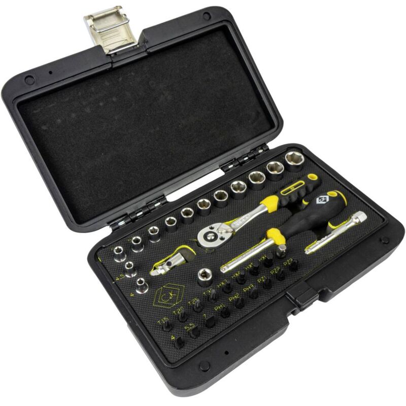 foto del prodotto c.k magma c.k t4660 kit inserti giravite a bussola metrico 1 4 36 parti t4660