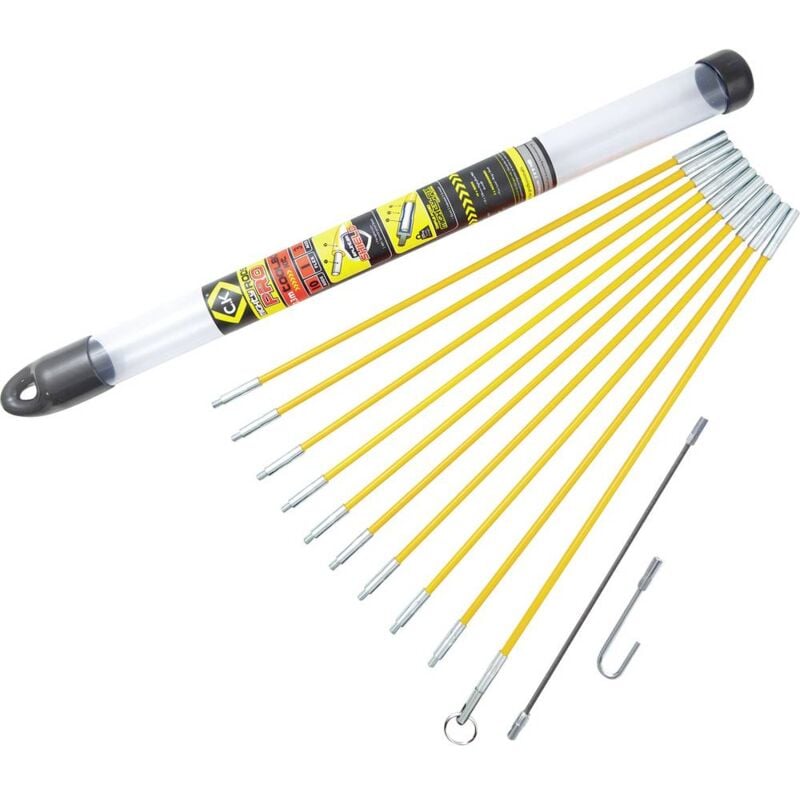 foto del prodotto c.k magma mightyrod pro kabel einziehstangensatz, 3,3 metri t5419 c.k 1 pz.
