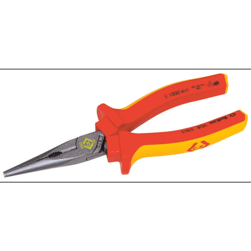 immagine 0 del prodotto c.k magma pinza a becchi appuntiti dritti vde 175 mm c.k 431013