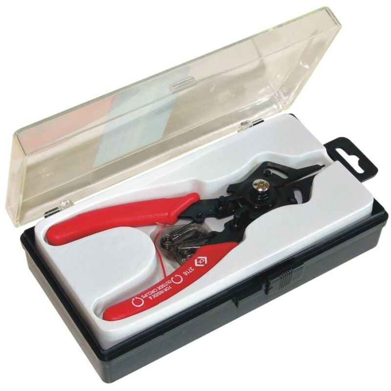 foto del prodotto c.k magma pinza per anelli di sicurezza adatto per pinze per anelli anelli esterni ed interni 12 22 mm 12 22 mm forma della pun