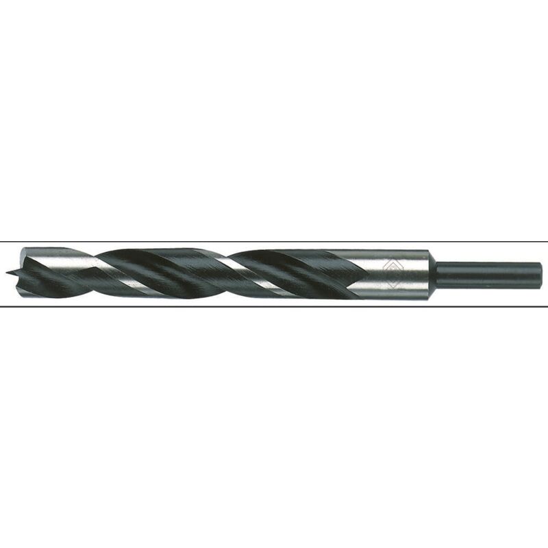 foto del prodotto c.k t3035 12 punta a spirale per legno 12 mm lunghezza totale 151 mm alberino cilindrico 1 pz.