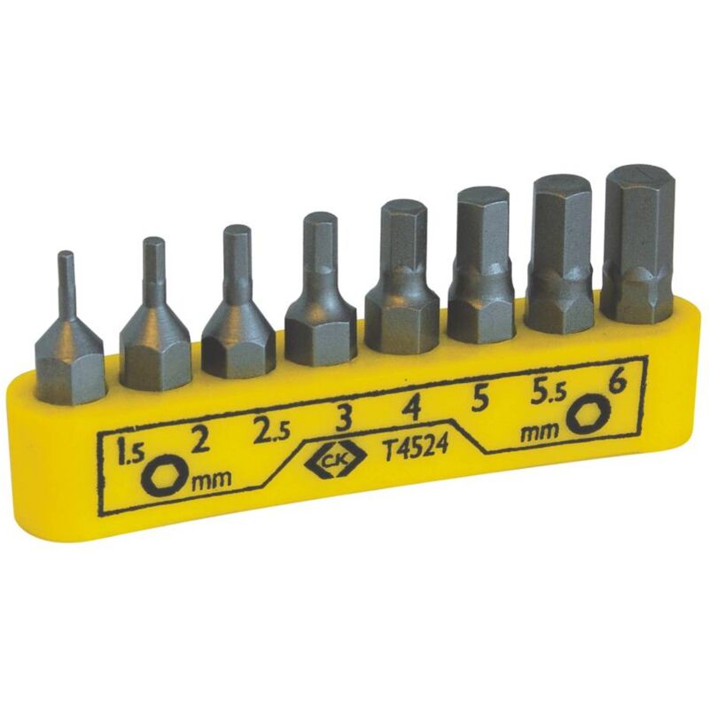 foto del prodotto c.k t4524 t4524 kit inserti 8 parti brugola interna