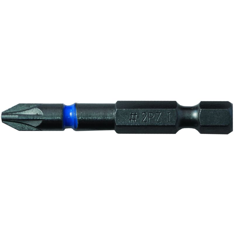 foto del prodotto c.k t4560 pz2ld 50 millimetri pz2 punta di cacciavite impatto acciaio blu pacchetto di 3 