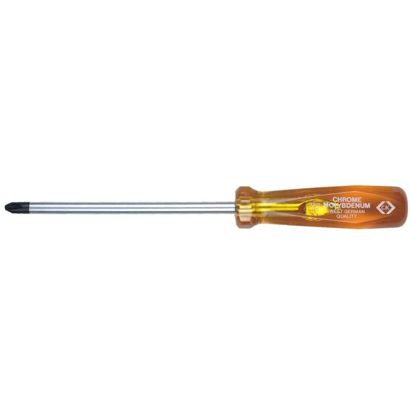 foto del prodotto c.k t4812 3 officina e meccanica cacciavite a croce ph 3 lunghezza della lama 150 mm din iso 8764