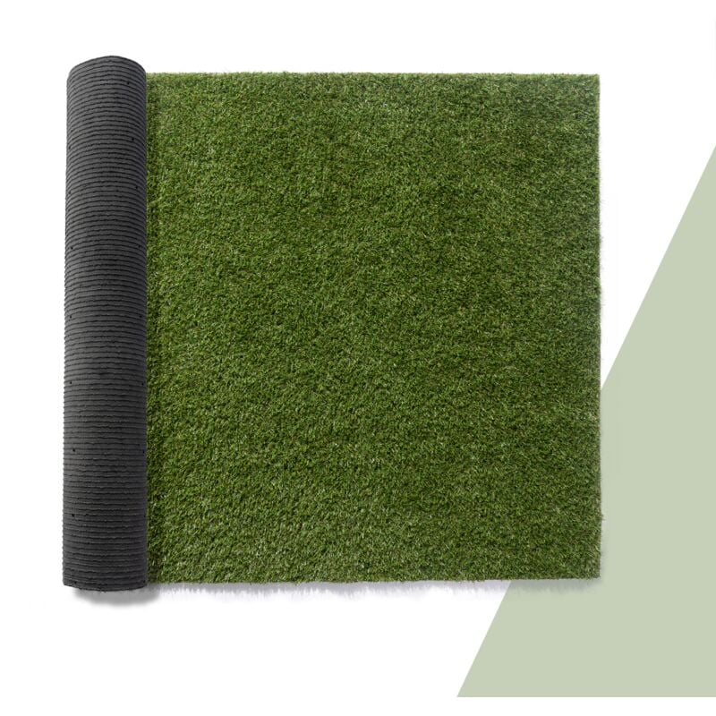 foto del prodotto c sped artificial balc n terraza jard n alfombra lavable aspecto natural verde 14mm, 100x200cm paco home