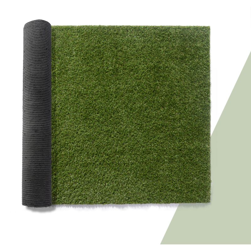 foto del prodotto c sped artificial balc n terraza jard n alfombra lavable aspecto natural verde 18mm, 100x200cm paco home