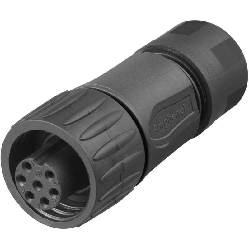 foto del prodotto c016 10d006 010 12 connettore circolare giunto dritto tot poli 6 pe serie connettore circolare c016 1 pz amphenol