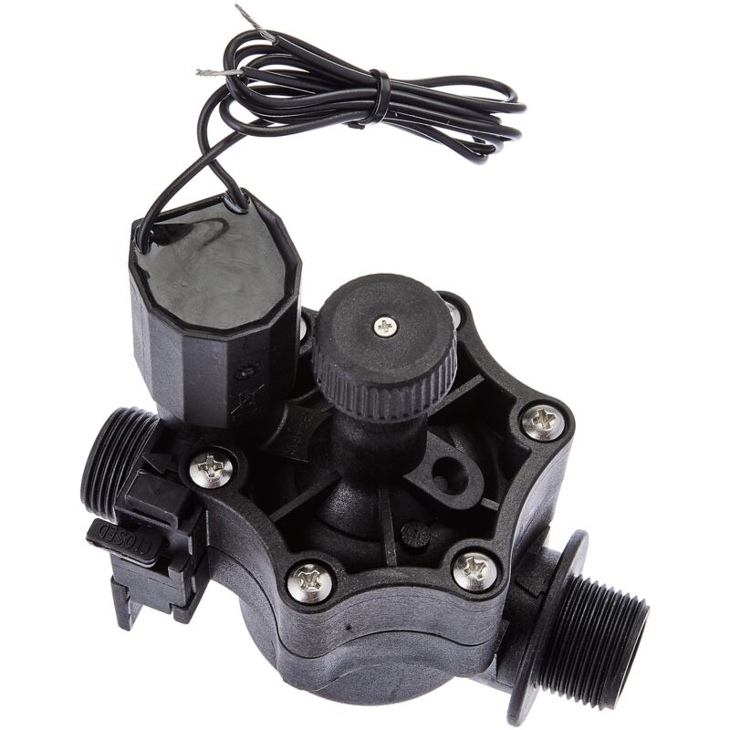 foto del prodotto c12033 elettrovalvola maschio da 3 4, nero, 1 pezzo aqua control