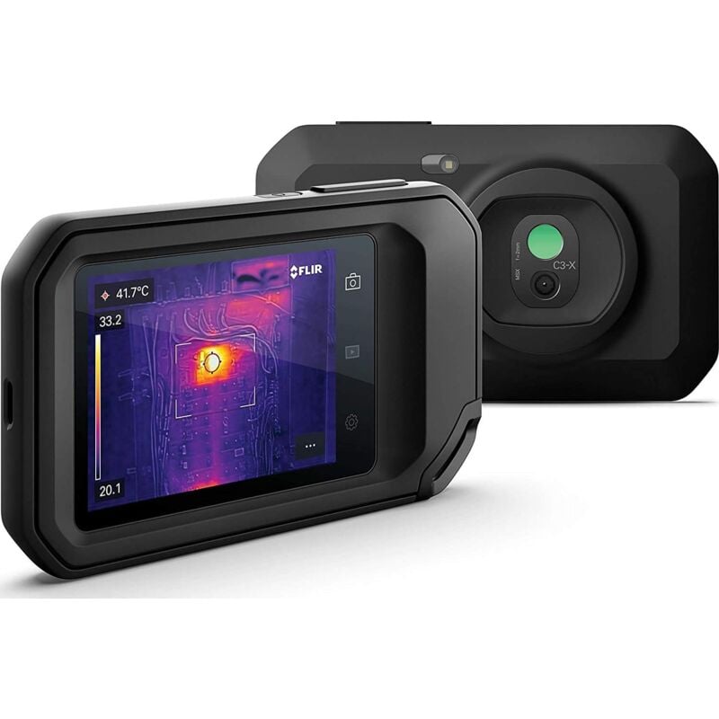 foto del prodotto c3 x compact termocamera 20 fino a 300 c 8.7 hz msx , wifi, fotocamera digitale integrata, a prova di caduta da flir