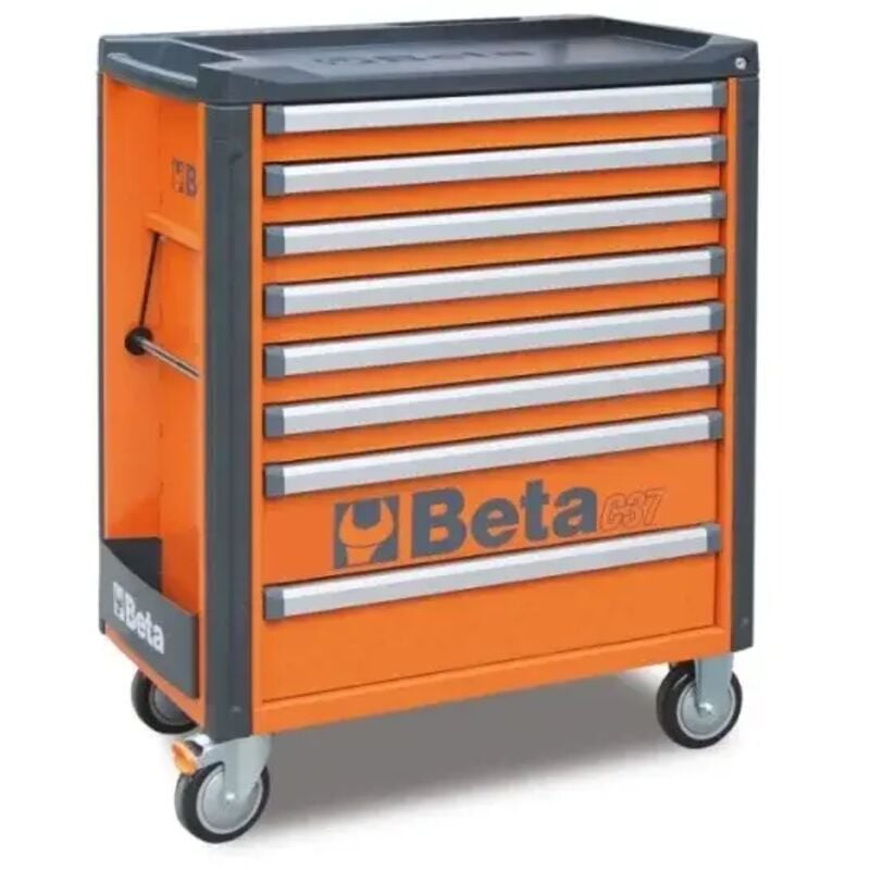 foto del prodotto c37/8 cassettiera mobile vuota 8 cassetti - arancio - beta